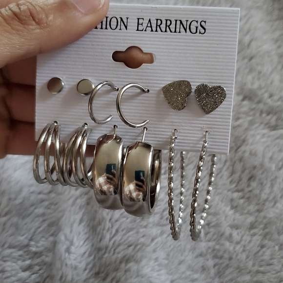Fashion Earrings, Variety Set Hypoallergenic - Picture 2 of 3